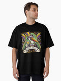 Mardi Gras Pelican Party Vibes Oversized T Shirt T Shirt Limited Vibe