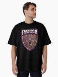 Fashion Police Design Oversized T-Shirt