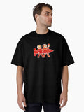 Pioneer Kids hildren Rocket Space Gagarin Soviet poster Soviet Propoganda Cosmos USSR Oversized T-Shirt | Premium Unisex T-Shirt, Trending Graphic Tee