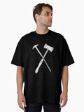 Ratched - Lobotomy Orbitoclast and Hammer Print Oversized T-Shirt | Premium Unisex T-Shirt, Trending Graphic Tee