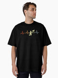 Plumber Heartbeat Lifeline Retro Plumbing Trade Design