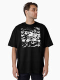 Monster X Human Greed split Oversized T-Shirt | Premium Unisex T-Shirt, Trending Graphic Tee