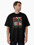 Christmas Cruise Crew 2025 Xmas Family Pajamas Oversized T-Shirt | Premium Unisex T-Shirt, Trending Graphic Tee