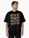 Mardi Gras Coquette Bow Fat Tuesday New Orleans Women Kids Oversized T Shirt T Shirt Everyday Wear