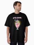 It's Cool Ice Cream Design Oversized T-Shirt