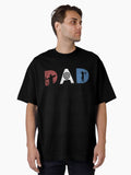 American Archer Dad Vintage Dads Archery Father Retro Oversized T-Shirt