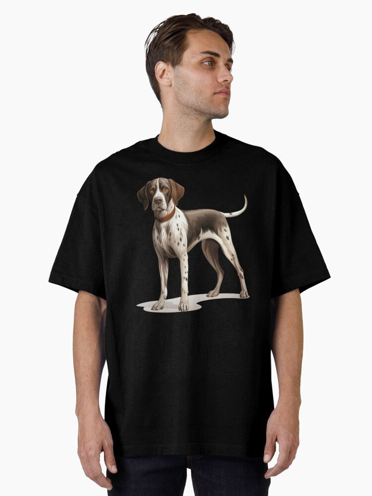 Copy of Shorthair German Pointer Portrait Oversized T-Shirt