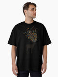 Wild Nature - Yellow Oversized T-Shirt | Graphic T-Shirt for Unisex