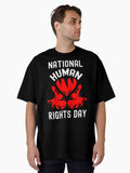 National Human Rights Day Encourage Human Rights Oversized T Shirt T Shirt Minimal Style