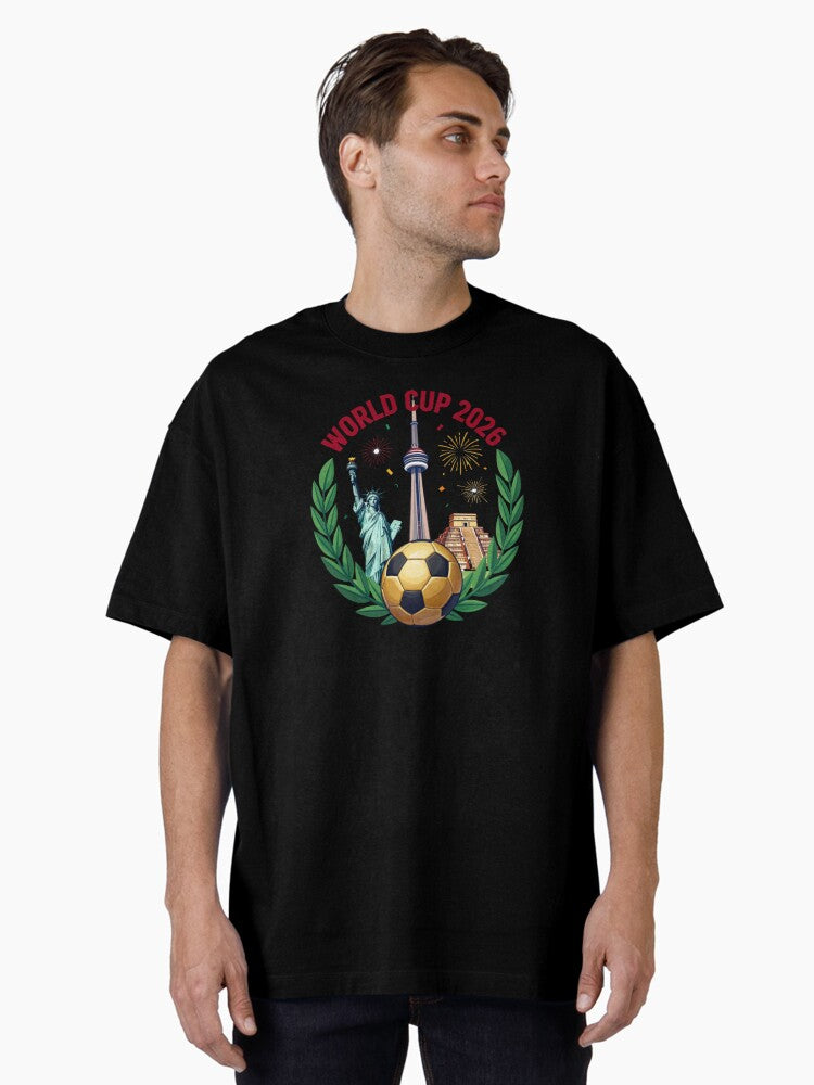 Fifa World Cup 2026: USA Canada Mexico Oversized T-Shirt