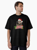 Merry Christmas Leon Kennedy resident evil 4 Oversized T-Shirt | Premium Unisex T-Shirt, Trending Graphic Tee