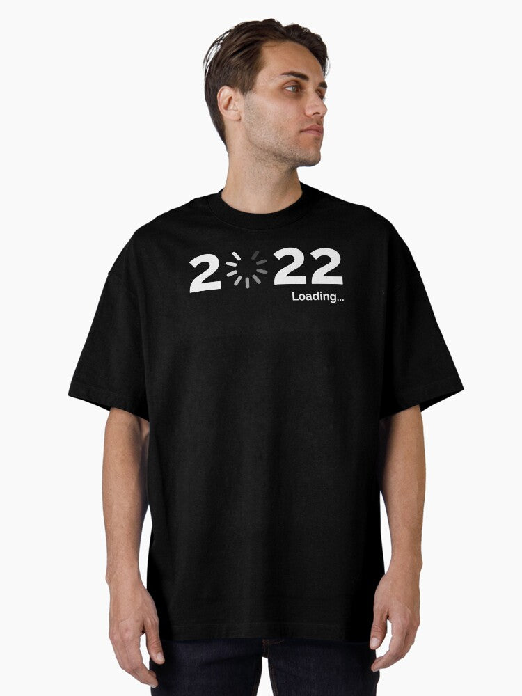 New year svg white 2 Oversized T-Shirt | Premium Unisex T-Shirt, Trending Graphic Tee