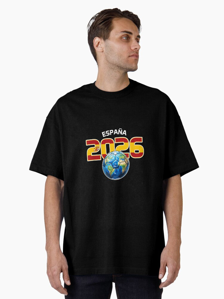 Spain 2026 World Soccer Oversized T-Shirt