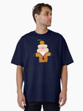 Kagami Mochi New Years Decoration Oversized T-Shirt | Premium Unisex T-Shirt, Trending Graphic Tee
