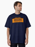 Queens New York City Plate Number Oversized T-Shirt | Premium Unisex T-Shirt, Trending Graphic Tee