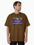 Mardi Gras Pick Up Truck Oversized T Shirt T Shirt Cute Design
