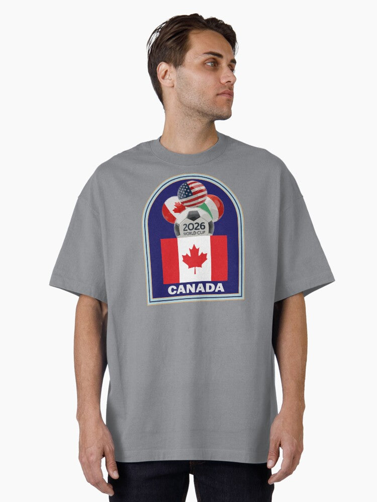 Canada 2026 Soccer T-shirt Oversized T-Shirt