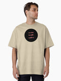 Mental Health Matters Black Pink Oversized T-Shirt