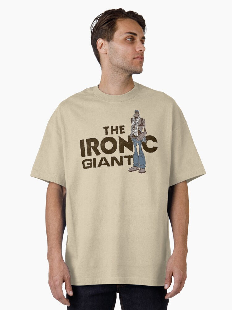 The Ironic Giant Oversized T-Shirt | Premium Unisex T-Shirt, Trending Graphic Tee