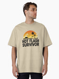Hot Flash Survivor Oversized T T Shirt