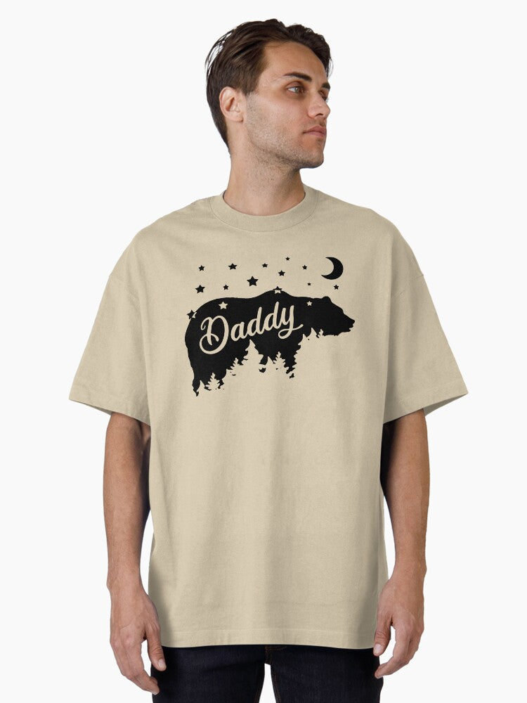 Daddy Bear, Father's Day Gift Oversized T-Shirt