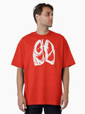 Lungs graphic Oversized T-Shirt | Premium Unisex T-Shirt, Trending Graphic Tee