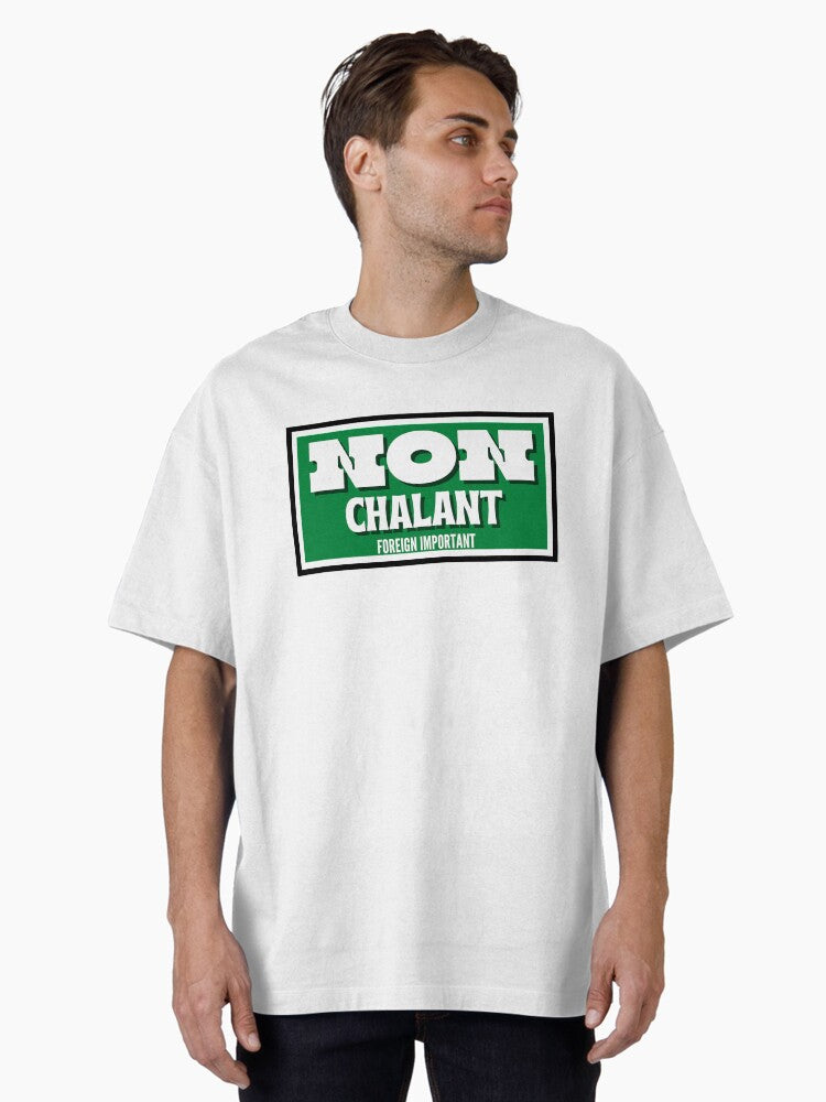 NONCHALANT Oversized T-Shirt | Graphic T-Shirt for Unisex