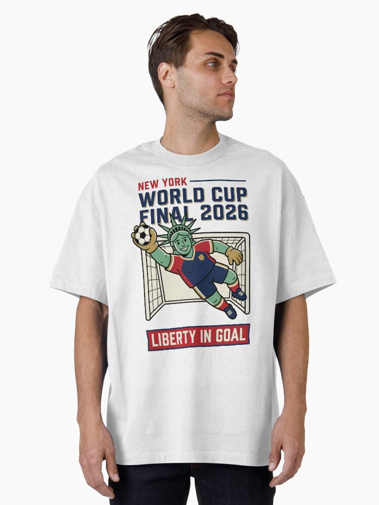 New York World Cup Final â€” Liberty in Goal V2 Oversized T-Shirt