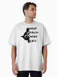 Meno Paws More Cats Funny Menopause T Shirt