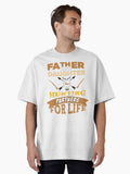 Father and Daughter Hunting Partners for Life T-Shirt - Dad and Daughter Hunting Hunters Poster Oversized T-Shirt