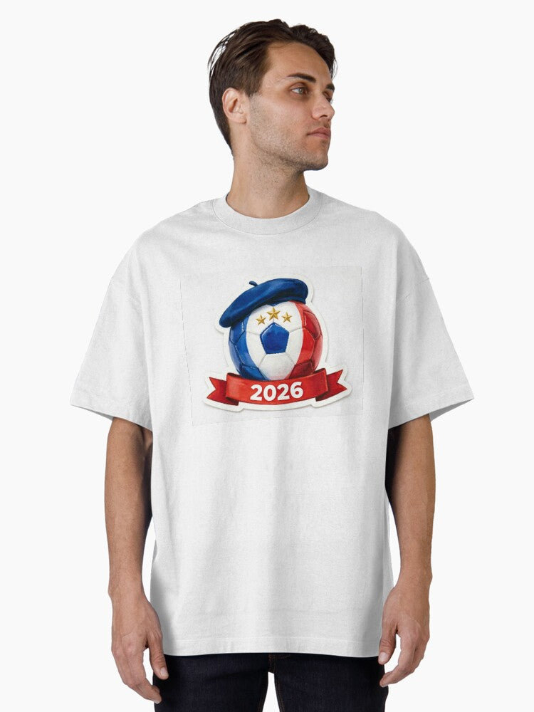 France World Cup 2026 sticker Oversized T-Shirt