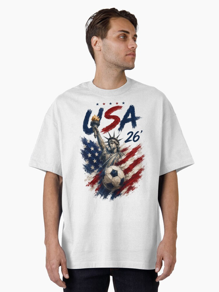 USA 26' Football Oversized T-Shirt
