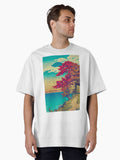 The New Year in Hisseii - Nature Landscape Oversized T-Shirt | Premium Unisex T-Shirt, Trending Graphic Tee