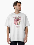 Mental Health Matters Flowers Oversized T-Shirt