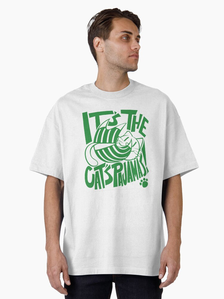 It's The Cat's Pajamas Oversized T-Shirt | Premium Unisex T-Shirt, Trending Graphic Tee