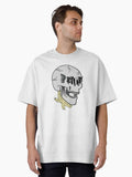 FNAF Causes Death Skull Design Oversized T-Shirt | Graphic T-Shirt for Unisex