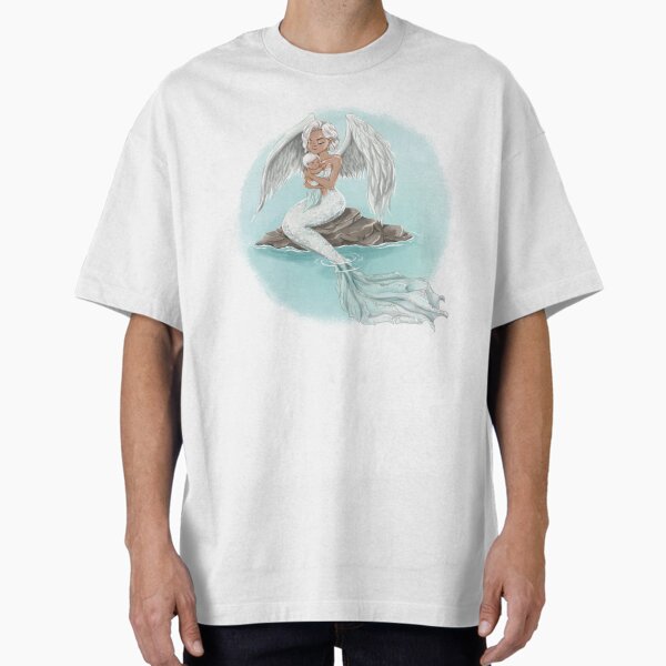 Mermaid Mom Angel Mother’s Day Mermay Oversized T-Shirt for Sale by CreativeBu