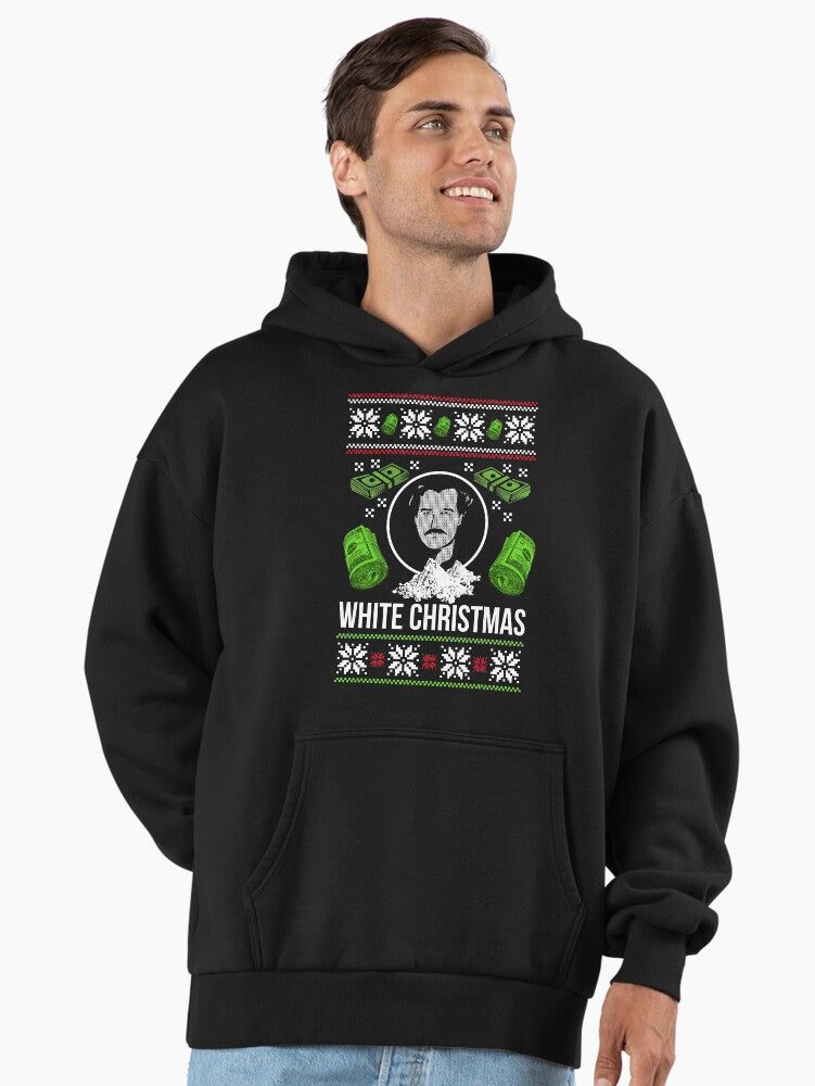Plata O Plomo Narcos Pablo Escobar Funny Ugly Christmas Jumper Novelty Xmas Premium Oversized Hoodie