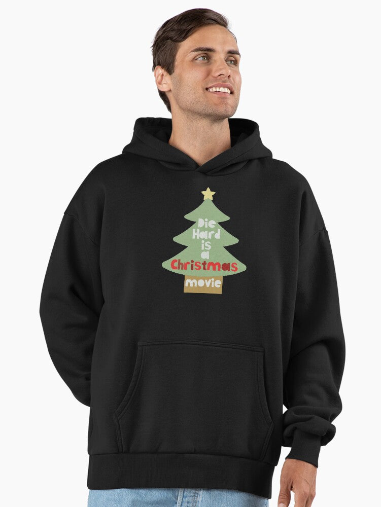 Die Hard is a Christmas Movie Premium Oversized Hoodie