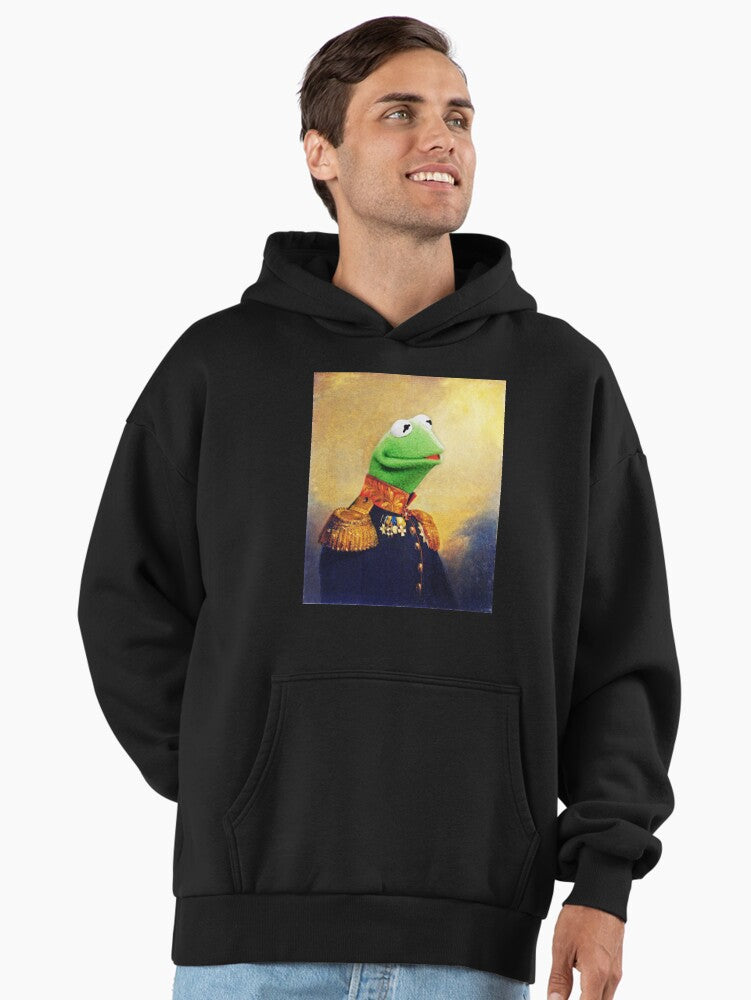 Kermit the Frog Retro Portrait Premium Oversized Hoodie