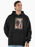 Retro Funny Walking in a Winter Wonderland Merry Christmas Premium Oversized Hoodie