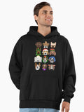 Christmas dogs Premium Oversized Hoodie