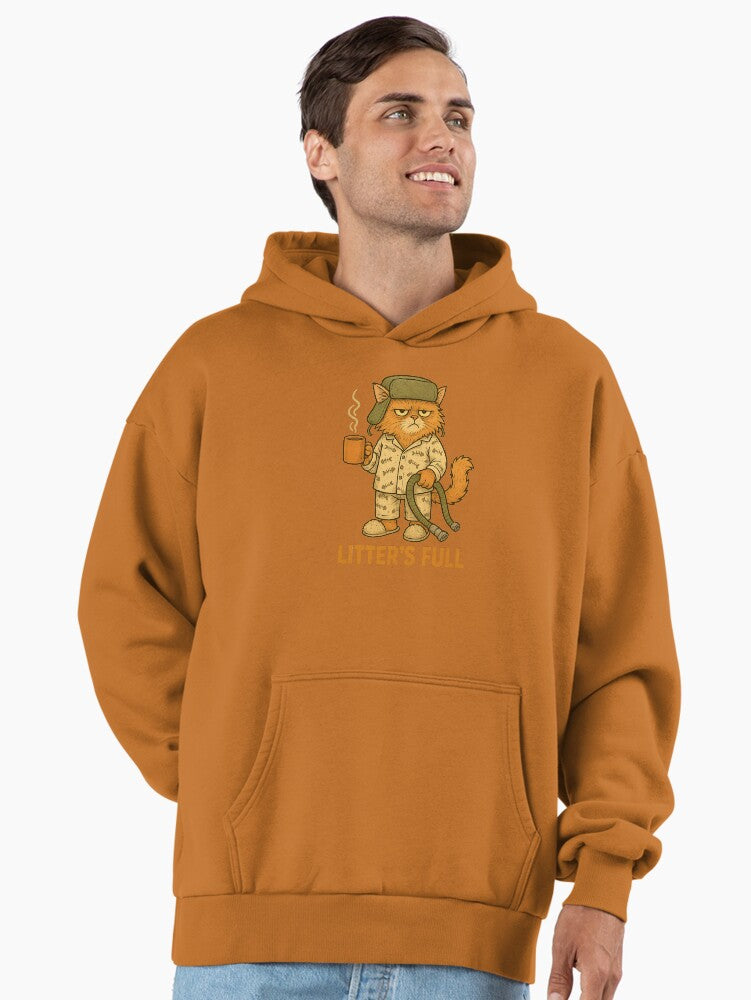 christmas Litter’s Full Cat Parody Premium Oversized Hoodie