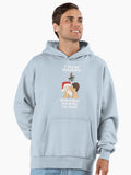 I Saw Daddy Kissing Santa Claus! Gay Xmas, Gay Art! Funny Gay Christmas Design Premium Oversized Hoodie