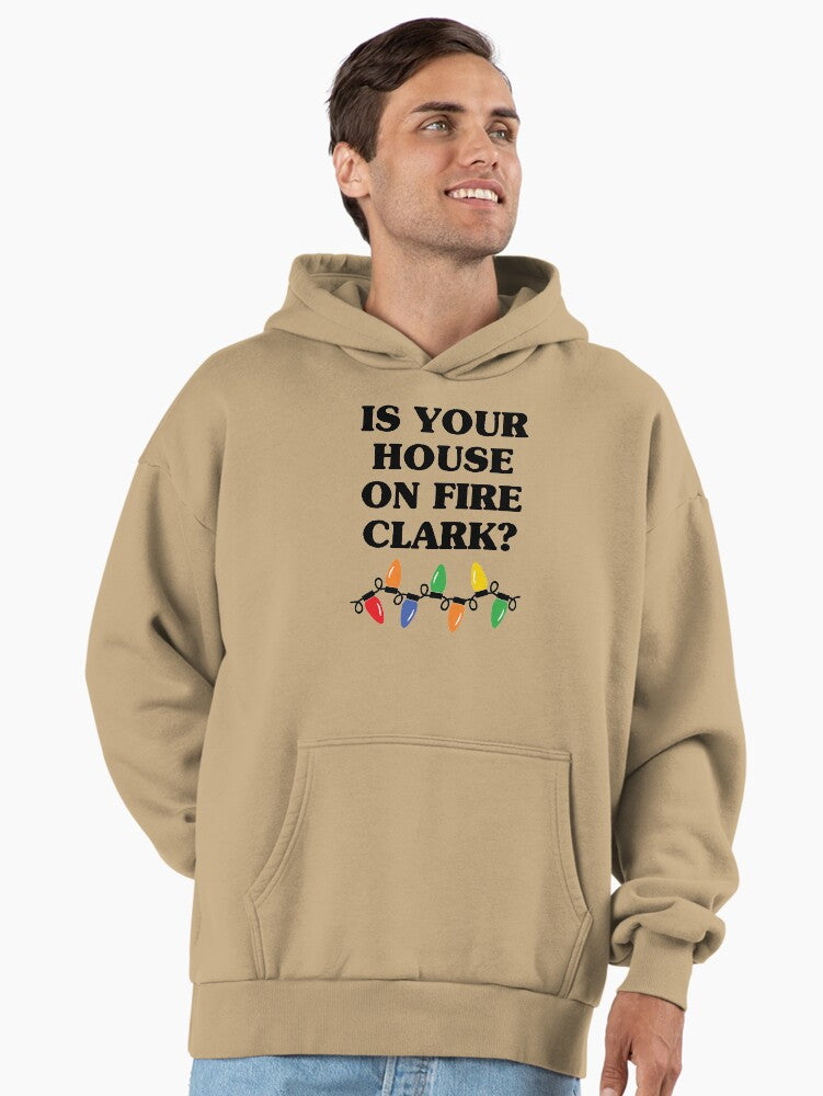 Is Your House On Fire Clark? Premium Oversized Hoodie