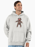 Classic Sock Monkey Painting Premium Oversized Hoodie