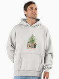 Merry Christmas, Christmas humor, funny Christmas design, funny cats Premium Oversized Hoodie