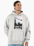 I Want To Believe in Santa Premium Oversized Hoodie