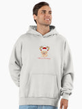 Merry Christmas, Christmas humor, funny Christmas design, cute dog Premium Oversized Hoodie