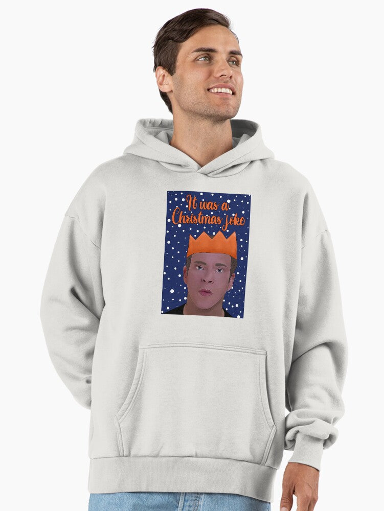 "It was a Christmas Joke" Jez Peep Show Card Premium Oversized Hoodie